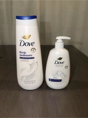 Deep Moisture Body Wash & Hand Wash Duo - White